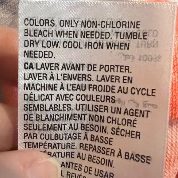 Jenni Red White Blue Cotton Placed Tie-Dyed Pajama Shorts Women's Small NWT - Picture 6 of 7